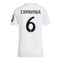 Real Madrid Eduardo Camavinga #6 Heimtrikot Frauen 2024-25 Kurzarm